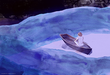 Ilustración de la escena