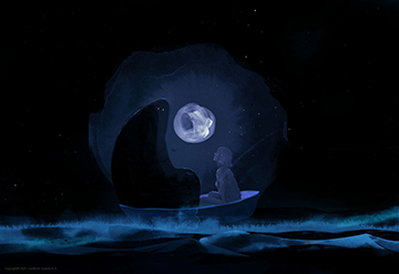 Ilustración de la escena